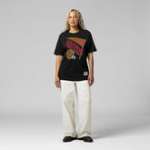San Francisco 49ers Women's Team Dynamic Boyfriend T-Shirt - Black - Mitchell & Ness