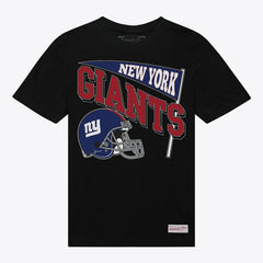 New York Giants Women's Team Dynamic Boyfriend T-Shirt - Black - Mitchell & Ness
