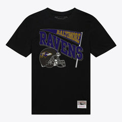 Baltimore Ravens Women's Team Dynamic Boyfriend T-Shirt - Black - Mitchell & Ness