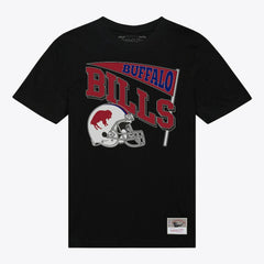Buffalo Bills Women's Team Dynamic Boyfriend T-Shirt - Black - Mitchell & Ness