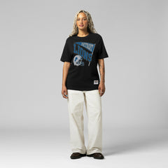 Detroit Lions Women's Team Dynamic Boyfriend T-Shirt - Black - Mitchell & Ness