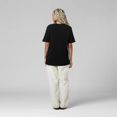 Detroit Lions Women's Team Dynamic Boyfriend T-Shirt - Black - Mitchell & Ness