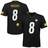 Aaron Rodgers Pittsburgh Steelers Outerstuff Preschool Replica Player Jersey - Black - NFL
