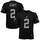 Ashton Jeanty Las Vegas Raiders Youth Replica Player Jersey - Black - NFL