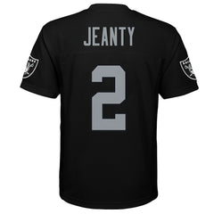 Ashton Jeanty Las Vegas Raiders Youth Replica Player Jersey - Black - NFL