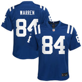 Tyler Warren Indianapolis Colts Youth Team Game Jersey - Royal - Nike