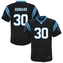 Chuba Hubbard Carolina Panthers Youth Team Game Jersey - Black - Nike