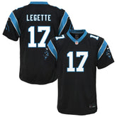 Xavier Legette Carolina Panthers Youth Team Game Jersey - Black - Nike