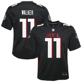 Jalon Walker Atlanta Falcons Youth Team Game Jersey - Black - Nike