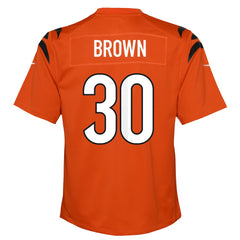 Chase Brown Cincinnati Bengals Youth Youth - Orange - Nike