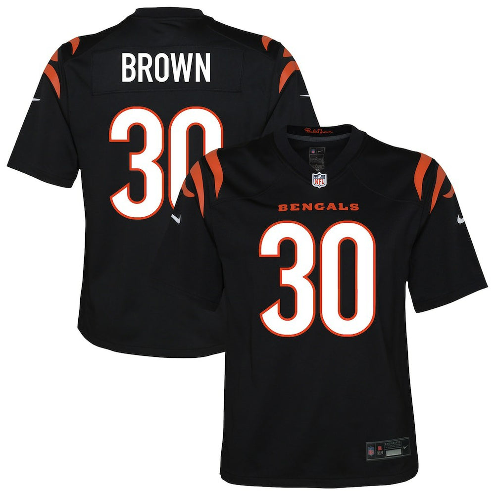 Chase Brown Cincinnati Bengals Youth Youth - Black - Nike
