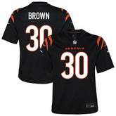Chase Brown Cincinnati Bengals Youth Youth - Black - Nike