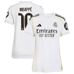 Adidas - Kylian Mbappé Real Madrid Women's 2025/26 Home Replica Player Jersey - White