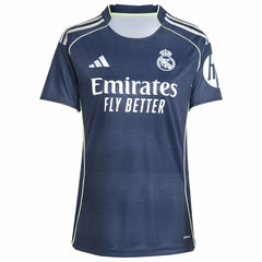Adidas - Kylian Mbappé Real Madrid Women's 2025/26 Away Replica Player Jersey - Blue