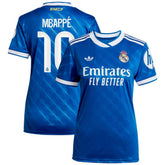 Adidas - Kylian Mbappé Real Madrid Women's 2025/26 Third Replica Player Jersey - Blue