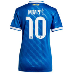 Adidas - Kylian Mbappé Real Madrid Women's 2025/26 Third Replica Player Jersey - Blue