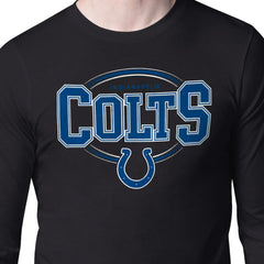 Indianapolis Colts Starter Team Track Graphic Long Sleeve T-Shirt - Black - NFL