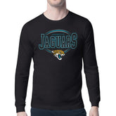 Jacksonville Jaguars Starter Team Track Graphic Long Sleeve T-Shirt - Black - NFL