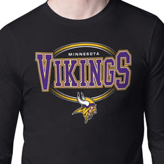 Minnesota Vikings Starter Team Track Graphic Long Sleeve T-Shirt - Black - NFL
