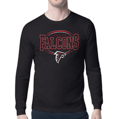 Atlanta Falcons Starter Team Track Graphic Long Sleeve T-Shirt - Black - NFL