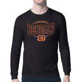 Cincinnati Bengals Starter Team Track Graphic Long Sleeve T-Shirt - Black - NFL