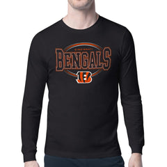 Cincinnati Bengals Starter Team Track Graphic Long Sleeve T-Shirt - Black - NFL