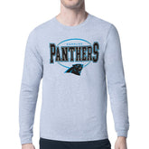 Carolina Panthers Starter Team Track Graphic Long Sleeve T-Shirt - Heather Gray - NFL