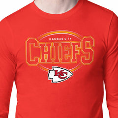 Kansas City Chiefs Starter Team Track Graphic Long Sleeve T-Shirt - Red - NFL