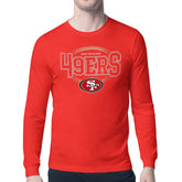 San Francisco 49ers Starter Team Track Graphic Long Sleeve T-Shirt - Scarlet - NFL