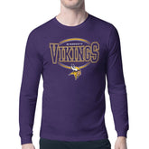 Minnesota Vikings Starter Team Track Graphic Long Sleeve T-Shirt - Purple - NFL