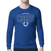 Indianapolis Colts Starter Team Track Graphic Long Sleeve T-Shirt - Royal - NFL