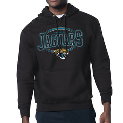 Jacksonville Jaguars Starter Team Track Graphic Pullover Hoodie - Black - NFL
