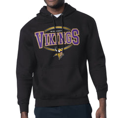 Minnesota Vikings Starter Team Track Graphic Pullover Hoodie - Black - NFL