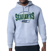 Seattle Seahawks Starter Team Track Graphic Pullover Hoodie - Heather Gray - NFL