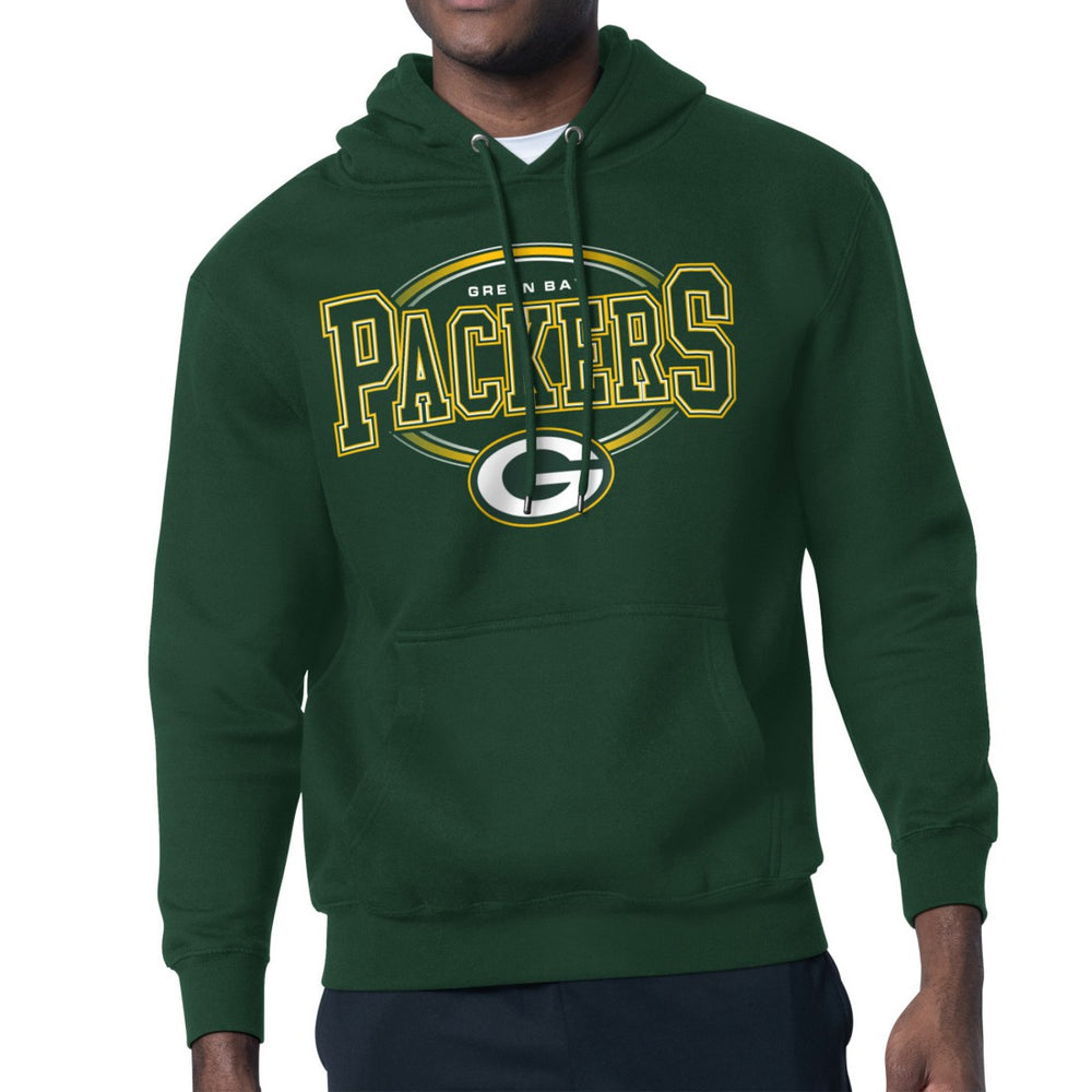 Green Bay Packers Starter Team Track Graphic Pullover Hoodie - Green - NFL