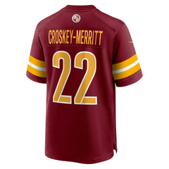 Jacory Croskey-Merritt Washington Commanders Team Game Jersey - Burgundy - Nike