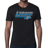Detroit Lions Starter Logo Push Graphic T-Shirt - Black - NFL