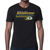 Green Bay Packers Starter Logo Push Graphic T-Shirt - Black - NFL
