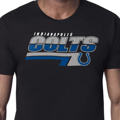 Indianapolis Colts Starter Logo Push Graphic T-Shirt - Black - NFL