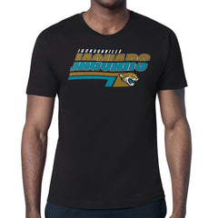 Jacksonville Jaguars Starter Logo Push Graphic T-Shirt - Black - NFL