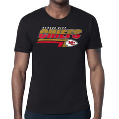 Kansas City Chiefs Starter Logo Push Graphic T-Shirt - Black - NFL