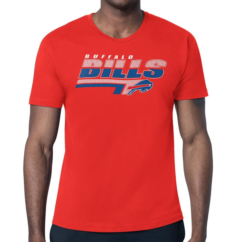 Buffalo Bills Starter Logo Push Graphic T-Shirt - Red - NFL