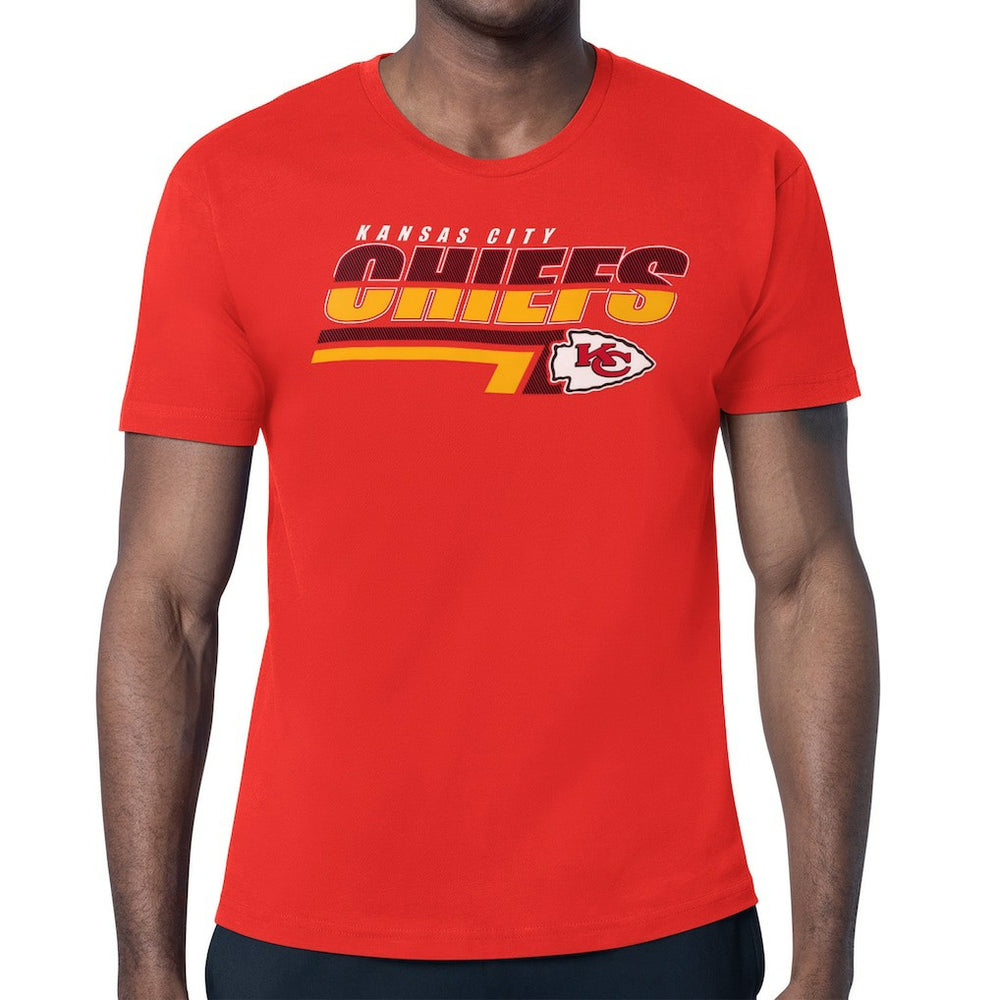 Kansas City Chiefs Starter Logo Push Graphic T-Shirt - Red - NFL