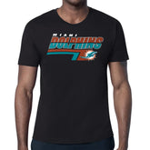 Miami Dolphins Starter Logo Push Graphic T-Shirt - Black - NFL