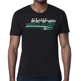 New York Jets Starter Logo Push Graphic T-Shirt - Black - NFL