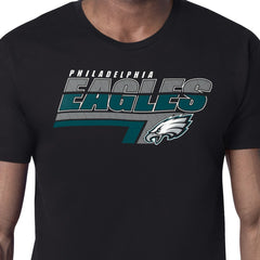Philadelphia Eagles Starter Logo Push Graphic T-Shirt - Black - NFL