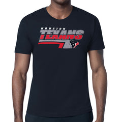 Houston Texans Starter Logo Push Graphic T-Shirt - Navy - NFL