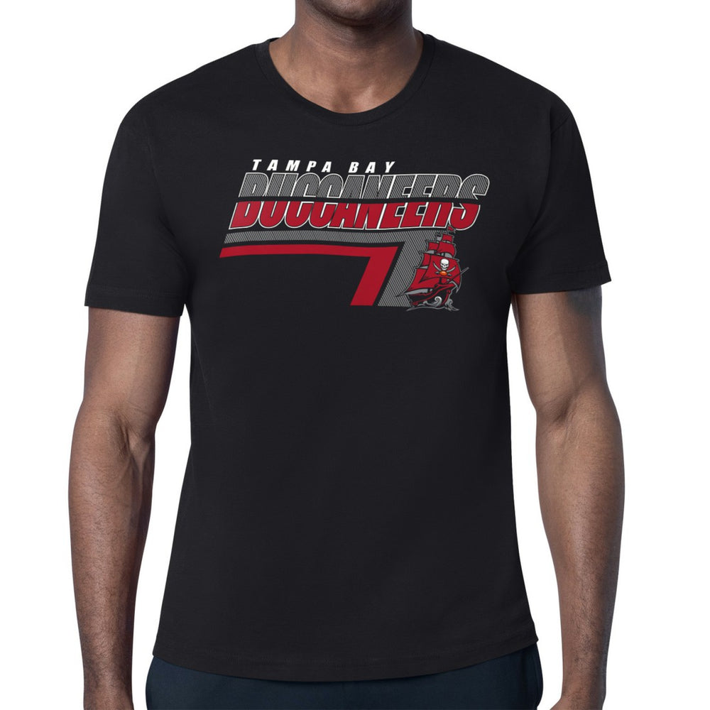 Tampa Bay Buccaneers Starter Logo Push Graphic T-Shirt - Black - NFL