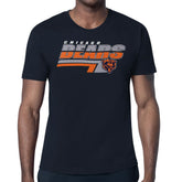 Chicago Bears Starter Logo Push Graphic T-Shirt - Navy - NFL