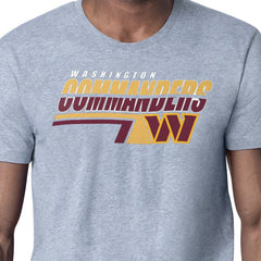 Washington Commanders Starter Logo Push Graphic T-Shirt - Heather Gray - NFL